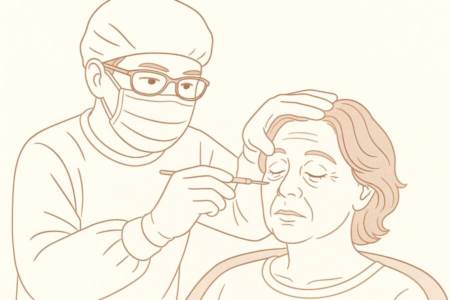 下まぶたのたるみ取り5つの方法