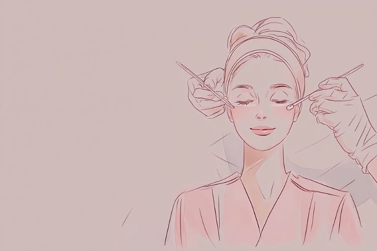 埋没法で二重まぶたになる仕組み