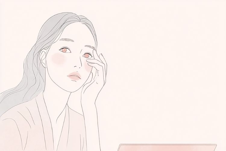 眼瞼下垂術後の左右差はいつまでか確認