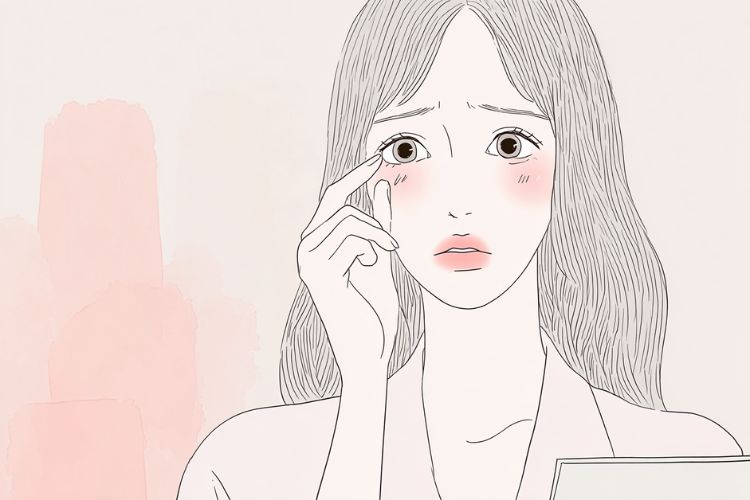 眼瞼下垂の術後に左右差が出る原因