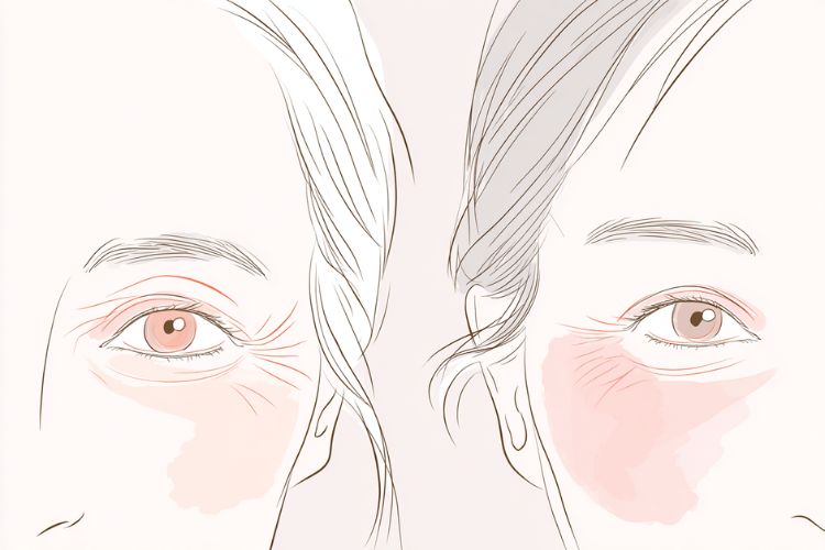 瞼のたるみと眼瞼下垂の違い