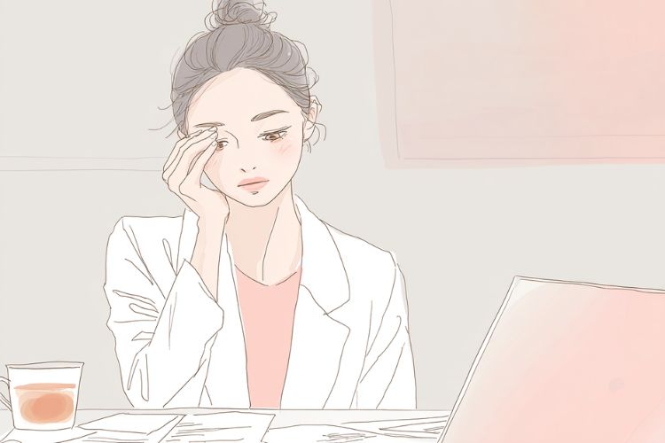 片目だけ瞼が下がる原因はストレスだけなのか